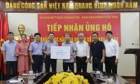 Hải Phòng: Tiếp nhận 01 tỷ đồng từ Hội đồng hương Hải Phòng tại Hà Nội khắc phục bão số 3