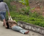 Công an Hải Phòng xác minh clip cô gái bị người đàn ông kéo lê trên đường