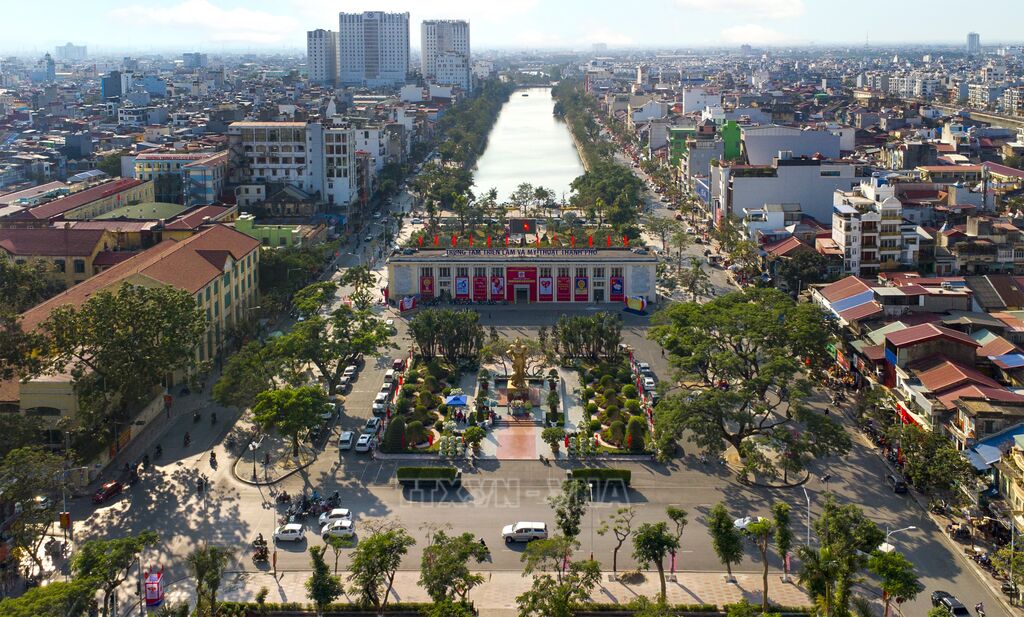 Một góc thành phố Hải Phòng. 