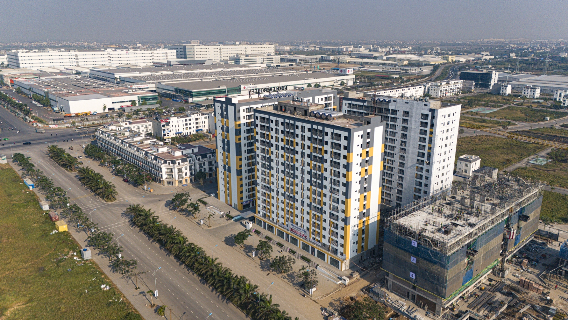  Một dự án nhà ở xã hội tại Hải Phòng (ảnh chụp vào tháng 12/2024).