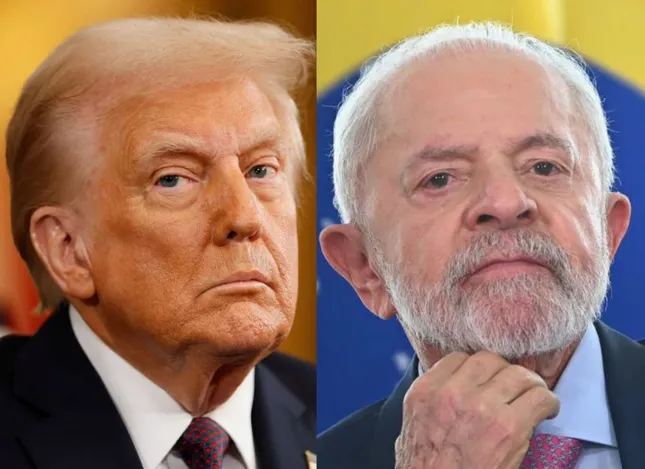 Tổng thống Mỹ Donald Trump và Tổng thống Brazil Luiz Inacio Lula da Silva.
