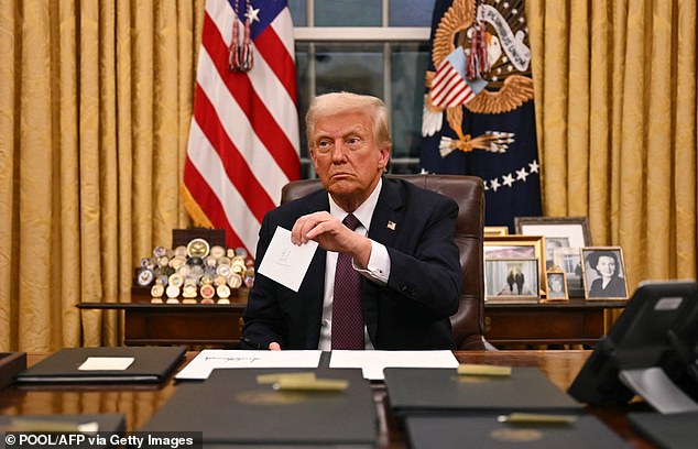 Tổng thống Trump tại Phòng Bầu dục