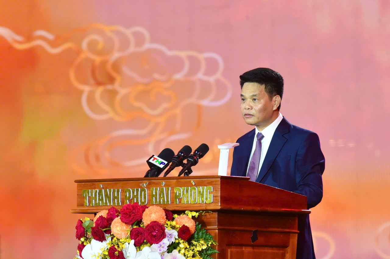 Chủ tịch UBND TP Hải Phòng Lê Ngọc Châu khai mạc lễ hội