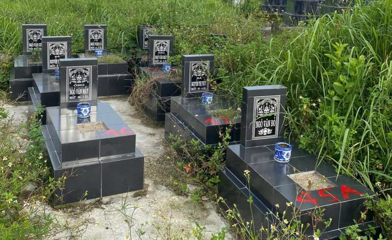 Nhiều ngôi mộ giả được phát hiện tại thời điểm kiểm tra.