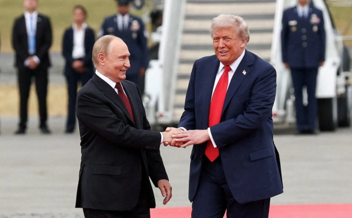  Ông Trump và ông Putin gặp nhau tại Alaska ngày 15/8.
